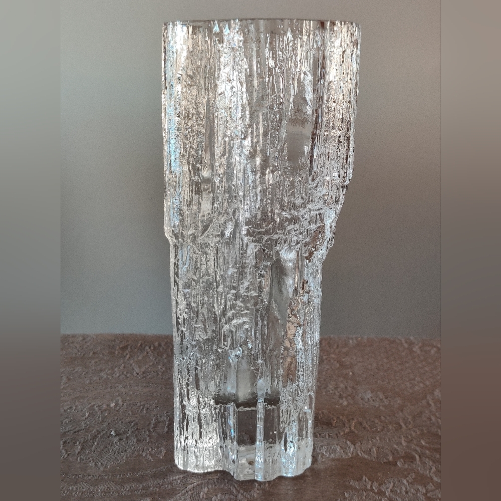 Vintage Tapio Wirkkala modernist brutalist vase